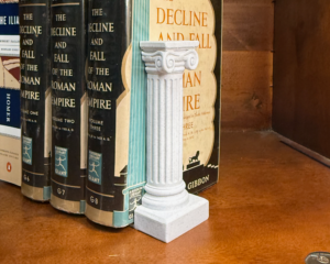 Roman Column Bookend, Single, Triple Column