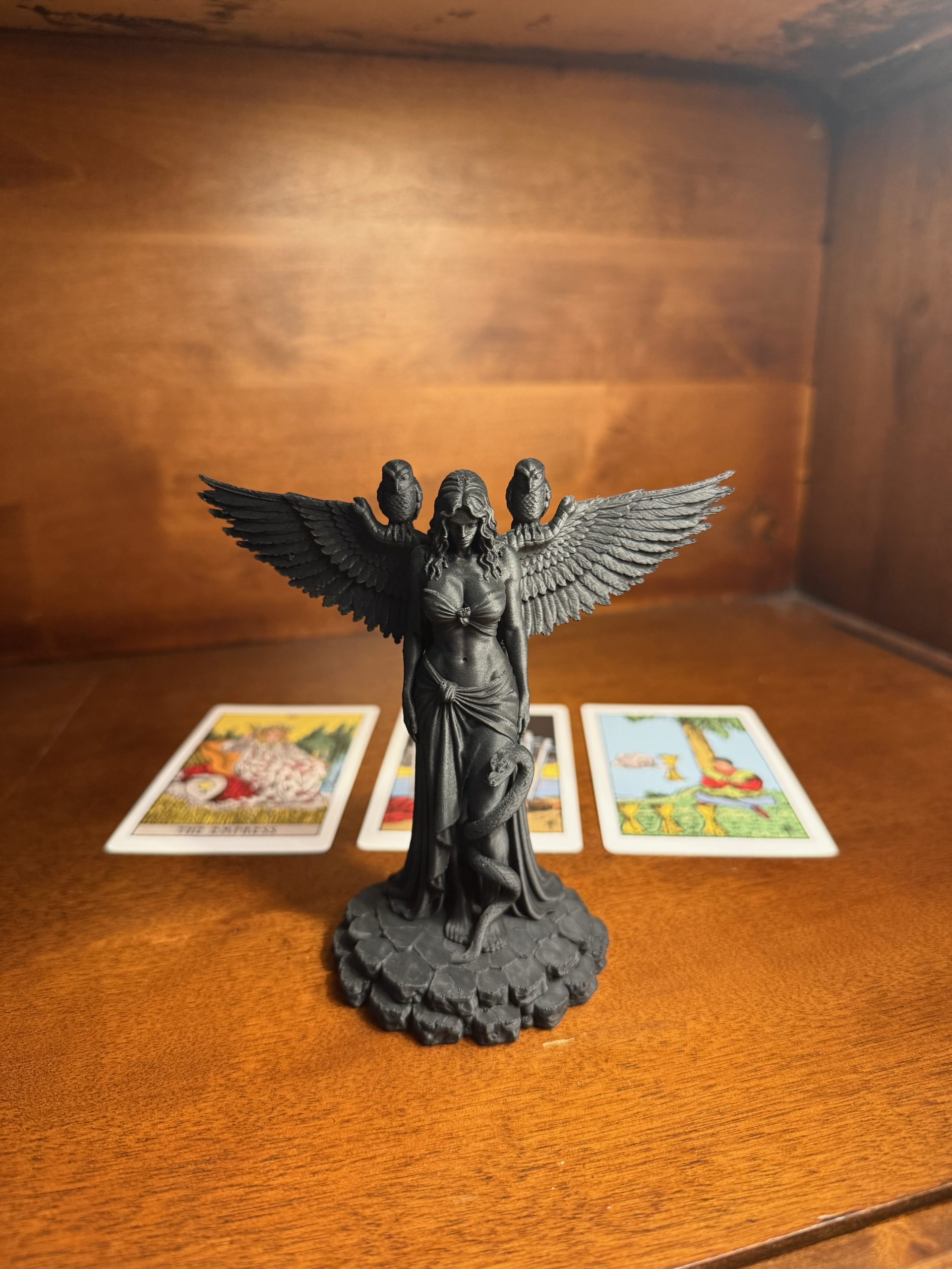 Lilith Statue | Dark Goddess Altar Figure | Occult Gothic Goddess Sculpture - Image 14