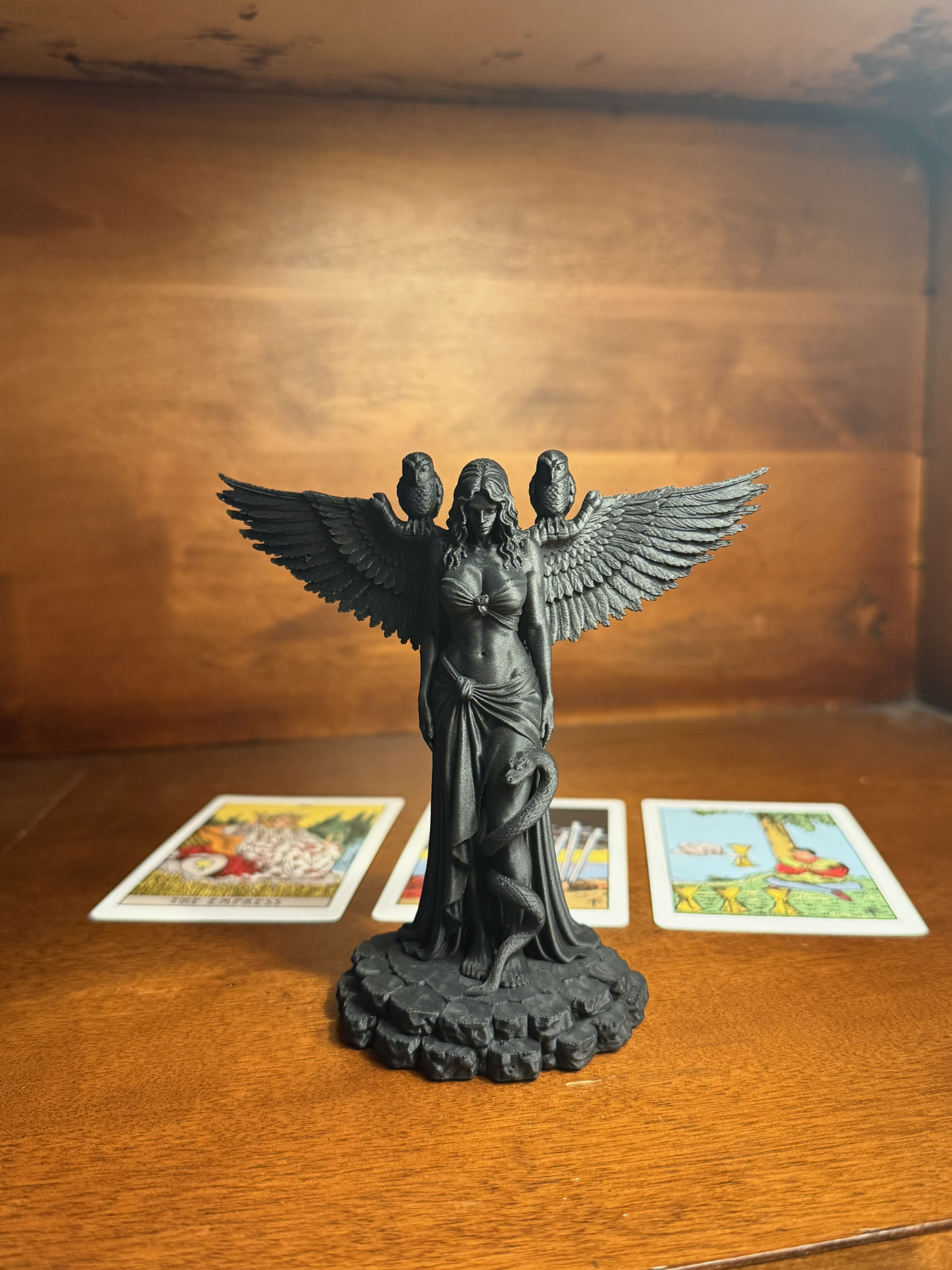 Lilith Statue | Dark Goddess Altar Figure | Occult Gothic Goddess Sculpture - Image 13