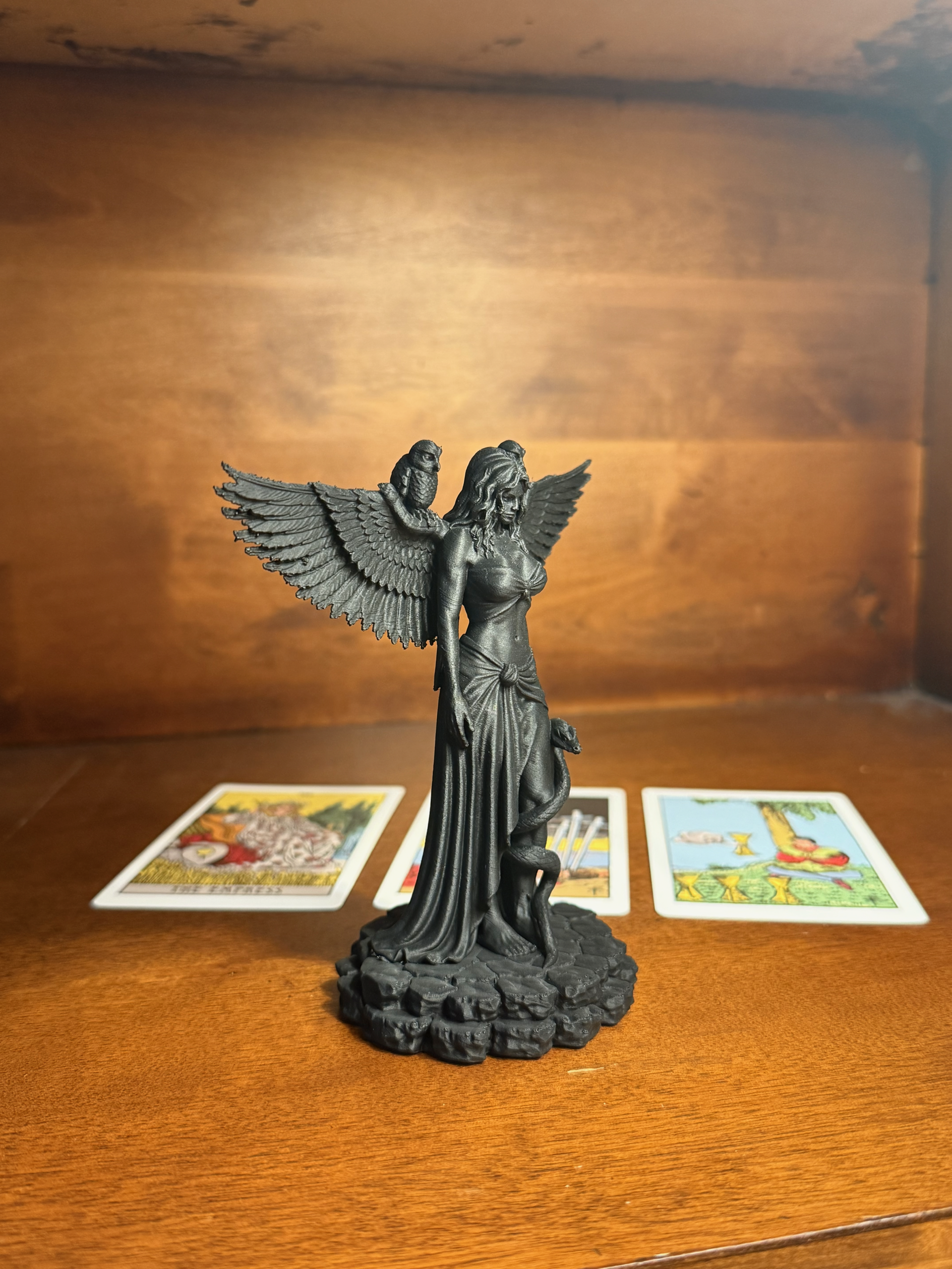 Lilith Statue | Dark Goddess Altar Figure | Occult Gothic Goddess Sculpture - Image 12