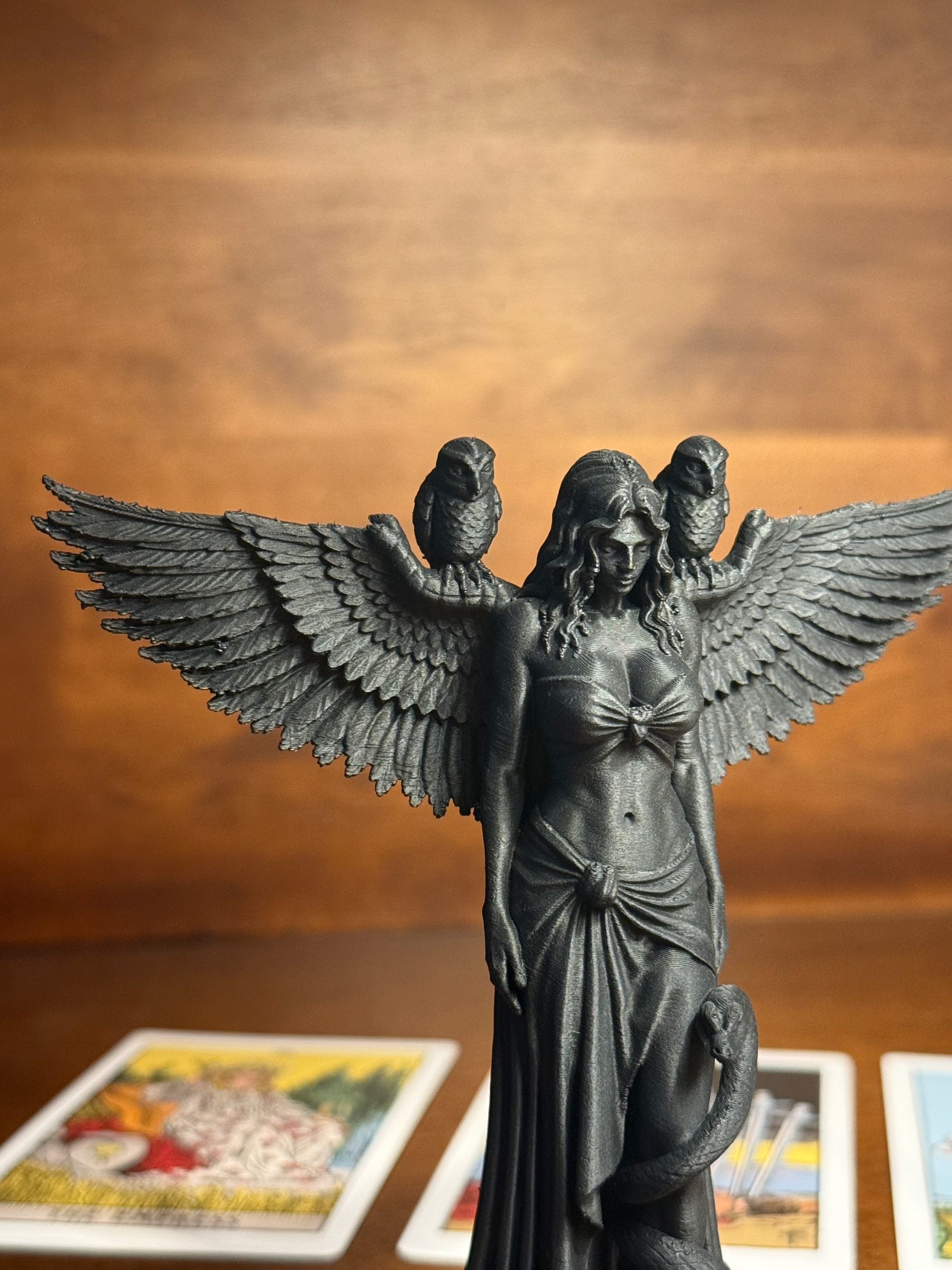 Lilith Statue | Dark Goddess Altar Figure | Occult Gothic Goddess Sculpture - Image 11