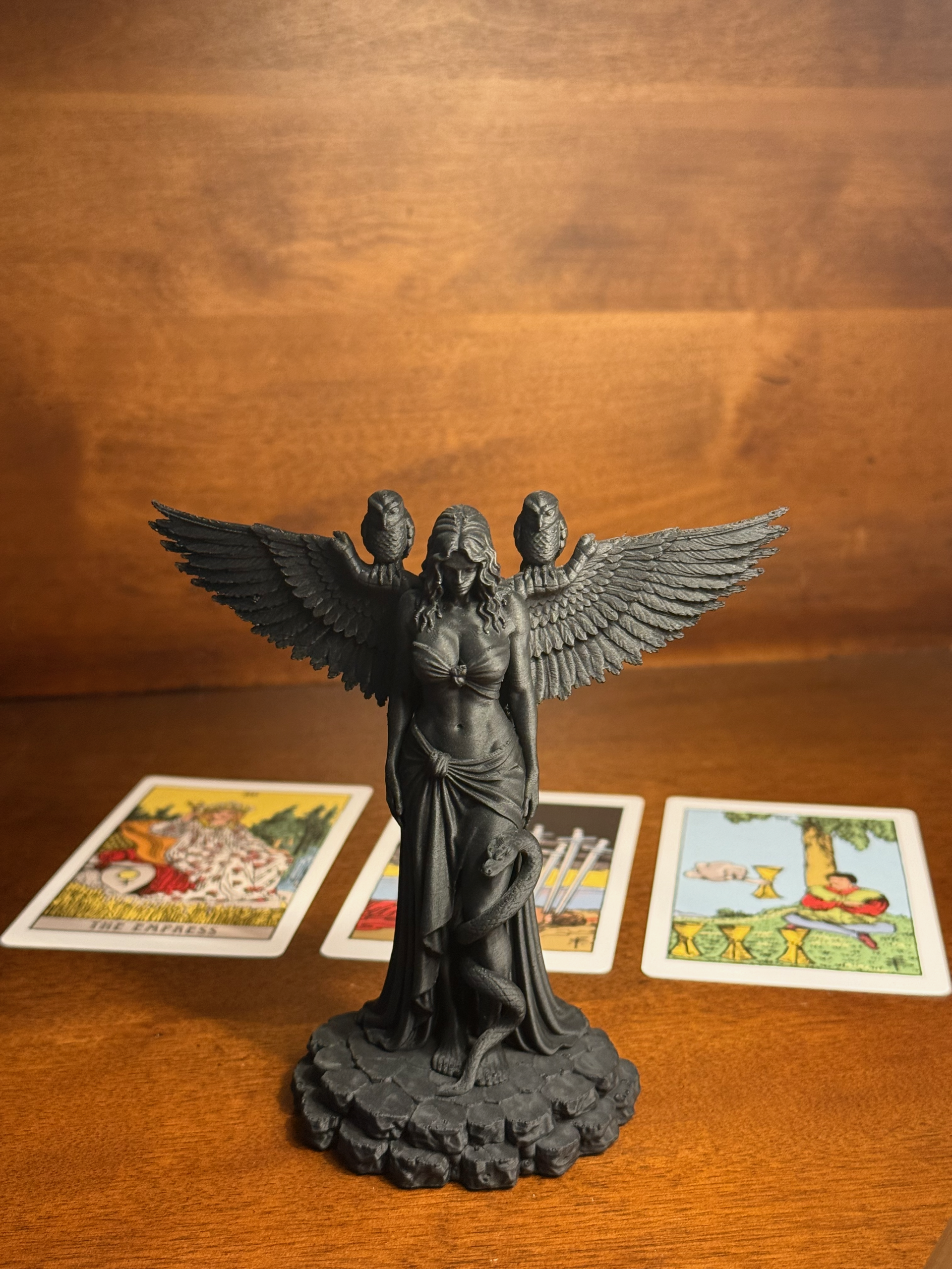 Lilith Statue | Dark Goddess Altar Figure | Occult Gothic Goddess Sculpture - Image 7